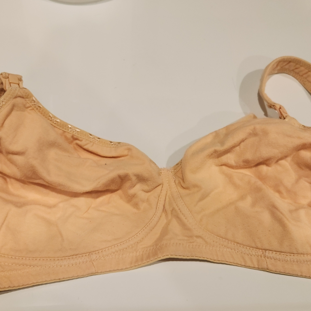 Q-T Intimates Nude Wireless NURSING Bra